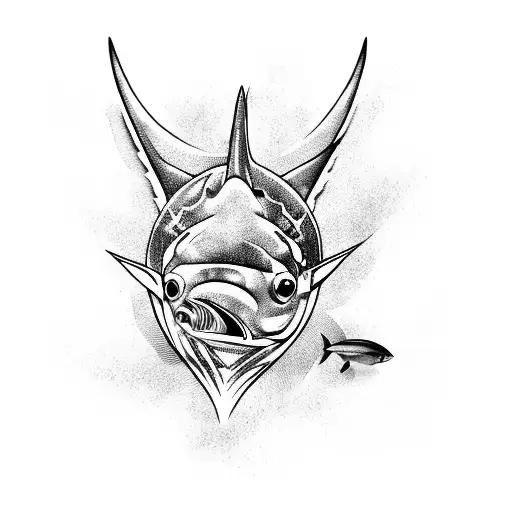 Bluefin tuna,Yellowfin Tuna, Doroado, Yellowtail tattoo design idea