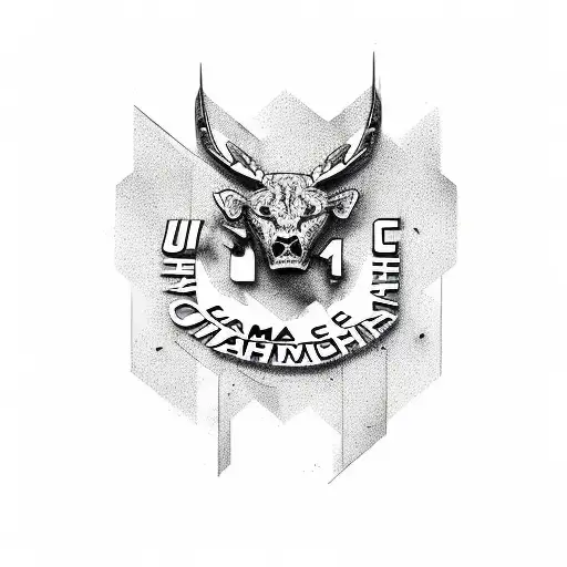 ufc mma championship tattoo design idea