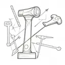 hammer and chisel tattoo design tattoo design idea