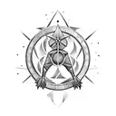sagitário  tattoo design idea
