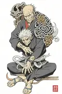 sukuna jujutsu kaisen tattoo design idea