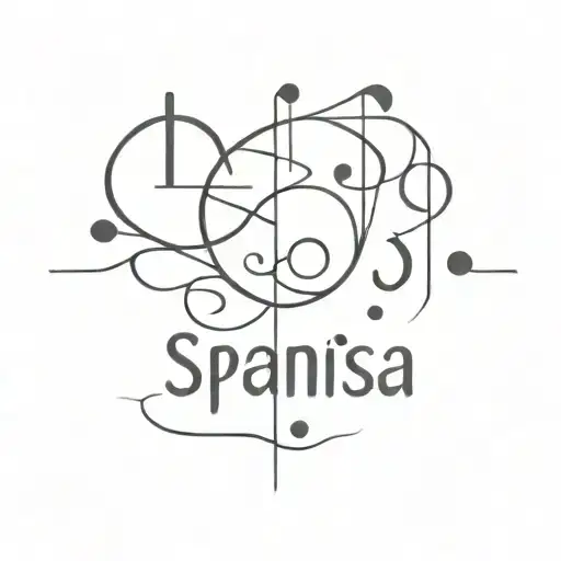 Spanish words  tattoo design idea