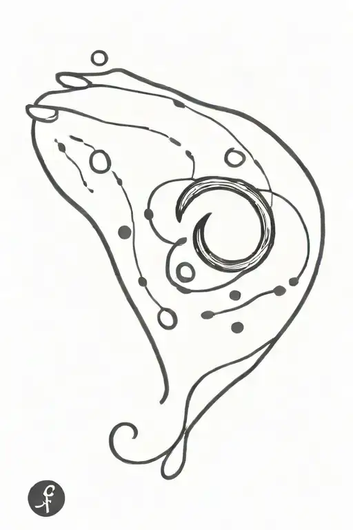 semicolon tattoo ideas with children's fingerprints for moms tattoo design idea