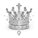 Queen's Crown tattoo design idea
