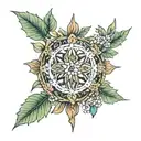 Lebanon, cedar tattoo design idea