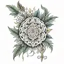 Lebanon, cedar tattoo design idea