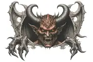 devil tattoo design idea