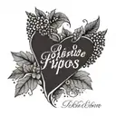 I would like a tattoo like a stripe on the arm with the names and the dates of birth of my children. Names: Filippos, An tattoo design idea