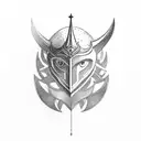 Excalibur tattoo design idea