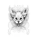 pinup tattoo design idea