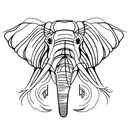 Elephant tattoo design idea