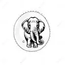 Elephant tattoo design idea