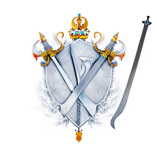 sword poland tattoo design idea