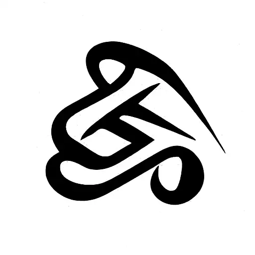 C D A initials, signifying strength and bond tattoo design idea