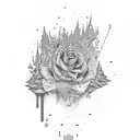 Juice Wrld 999 Forever  tattoo design idea