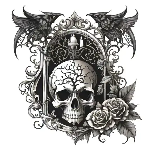 Nature tattoo design idea