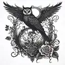 Nature tattoo design idea