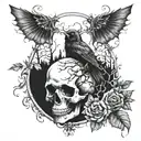 Nature tattoo design idea