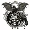 Nature tattoo design idea