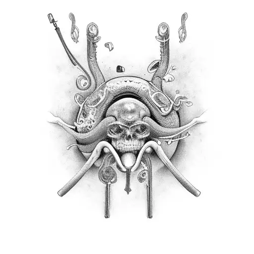 Kidney tattoo design idea