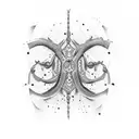 Kidney tattoo design idea