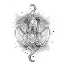 Kidney tattoo design idea