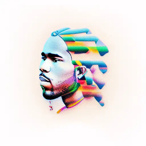 frank ocean singer tattoo design idea