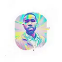 frank ocean singer tattoo design idea