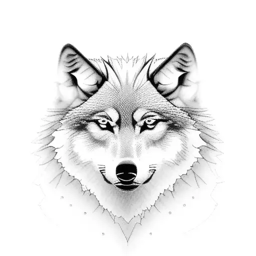 5 wolves one on top of the other (canis lupus) of different sizes with blue eyes, taken with canon 80D, 85mm sigma art l tattoo design idea