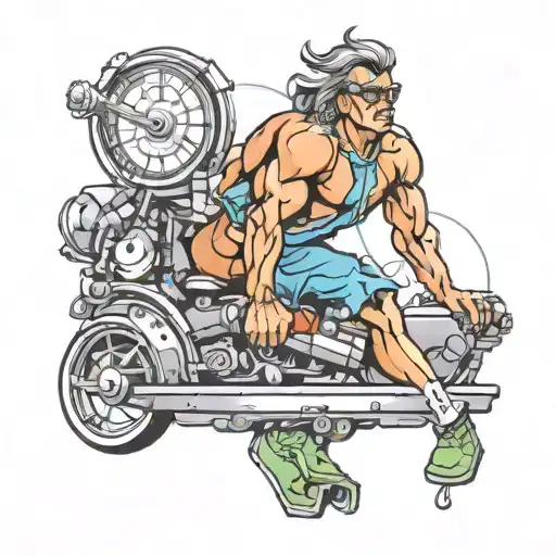 Newton's first law of motion tattoo design idea
