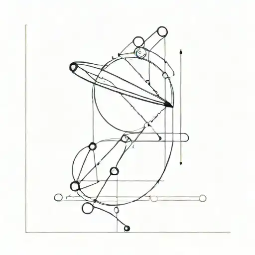 Newton's first law of motion tattoo design idea