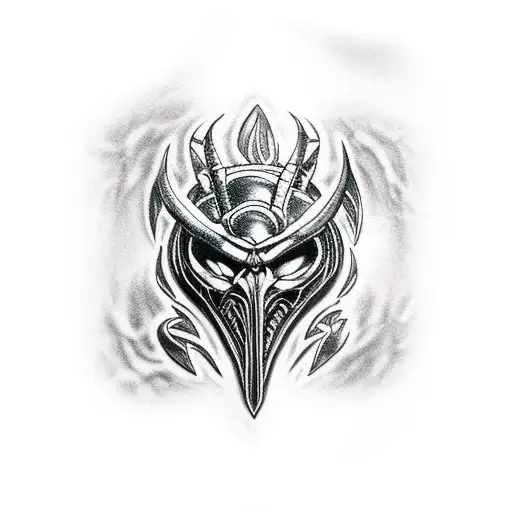 Sub Zero Mortal Kombat tattoo design idea