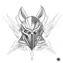 Sub Zero Mortal Kombat Blue tattoo design idea