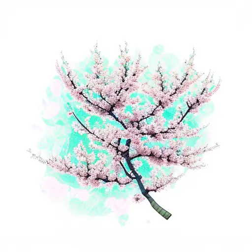 Cherry Blossom tattoo design idea