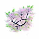 Cherry Blossom tattoo design idea