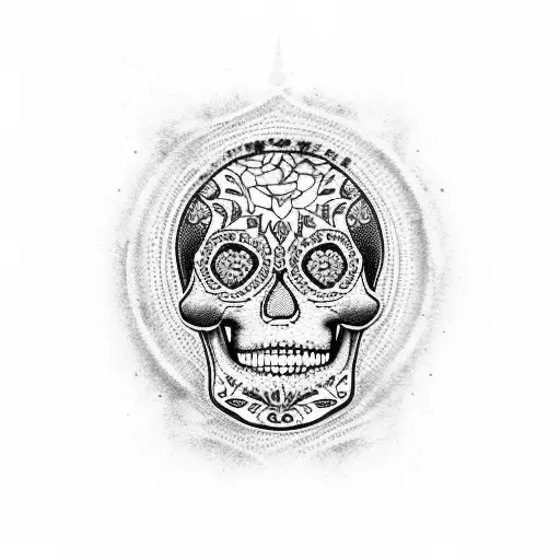 sugar skull, sleeve, Mexico, family tattoo design idea