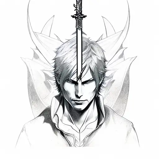Devil may cry 5 swords tattoo design idea