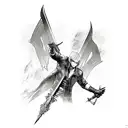 Devil may cry 5 all three main character swords tattoo design idea