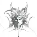 Devil may cry 5 all three main character swords tattoo design idea