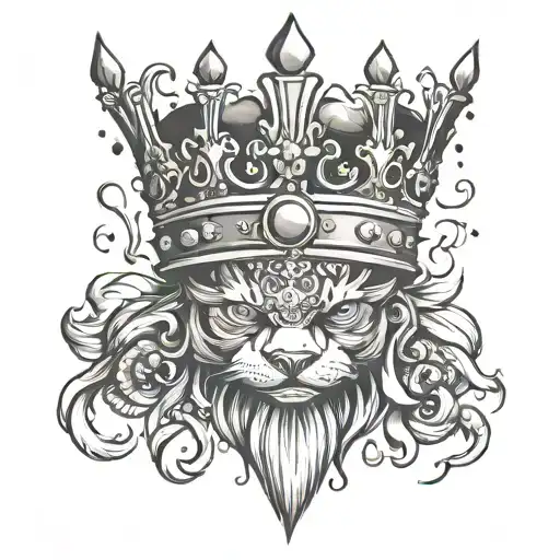 King's Crown tattoo design idea