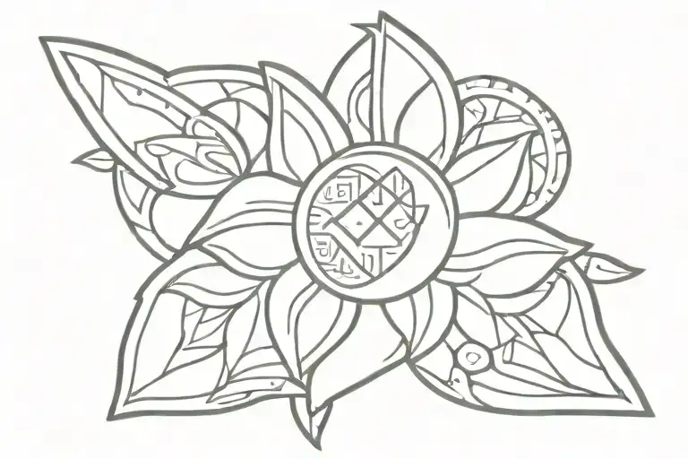 polynesian style tattoo tattoo design idea