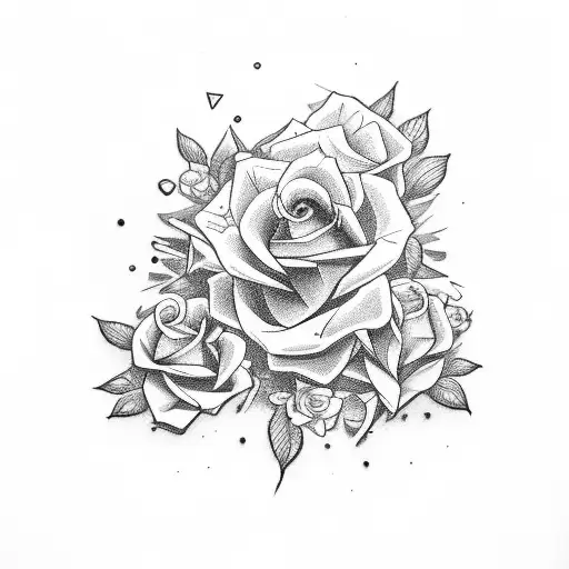 Cosmic Rose. Recent commissioned tattoo designs. . . If you want to see  your ideas come to life, please send me an email! I would to cre... |  Instagram