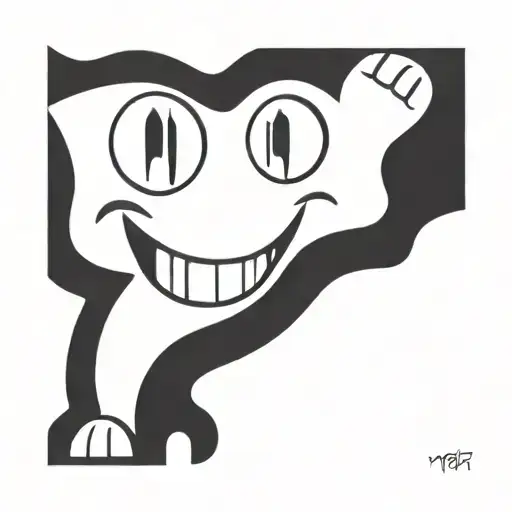 boo from mario tattoo design idea