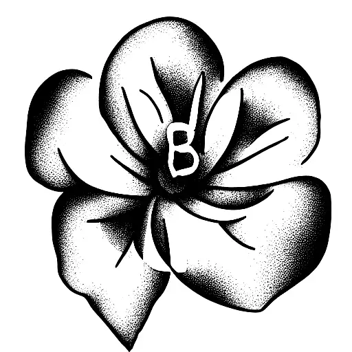 flower with the word "ultraviolenve"in a Lana del Rey way tattoo design idea