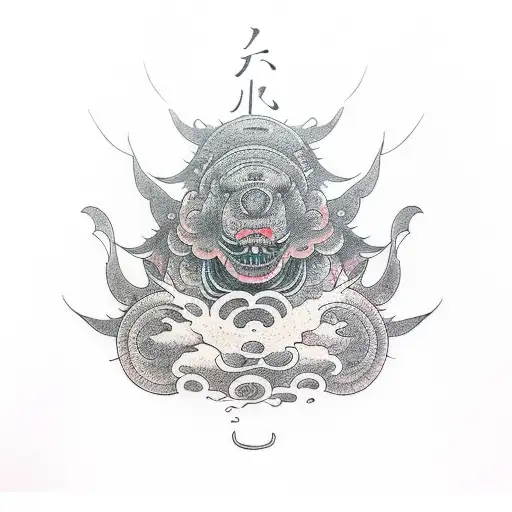 blackout  tattoo design idea