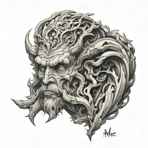 source of mimir tattoo design idea
