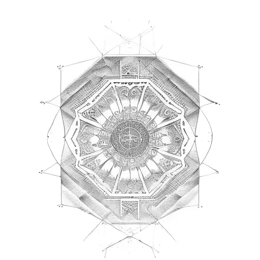 morocco and a desert worrior spain and da vinci tattoo design idea