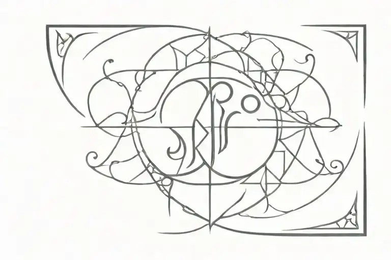 Sanskrit mantra tattoo design idea