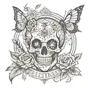 restlessness hidden by a daily normal lifestyle tattoo design idea