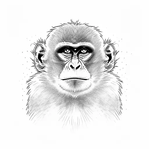 3 wise monkey  tattoo design idea